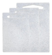 Set X 3 Tablas Cocina Plástico Diseño Granito Negro Mm-8384
