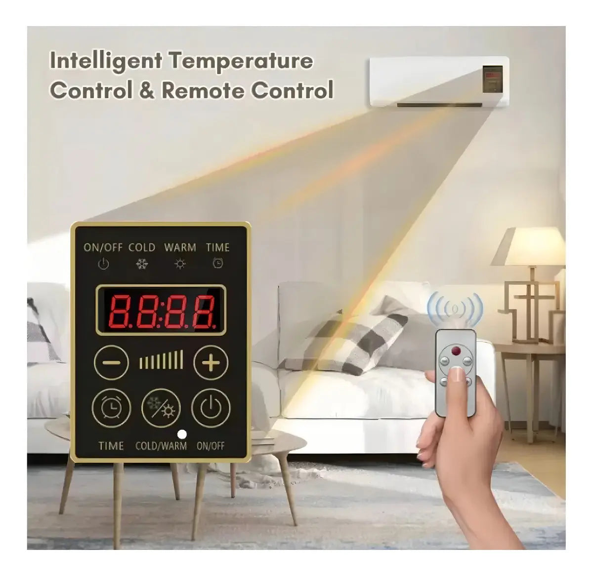 Calefactor Para Pared Eléctrico Y Refrigeración Hogar