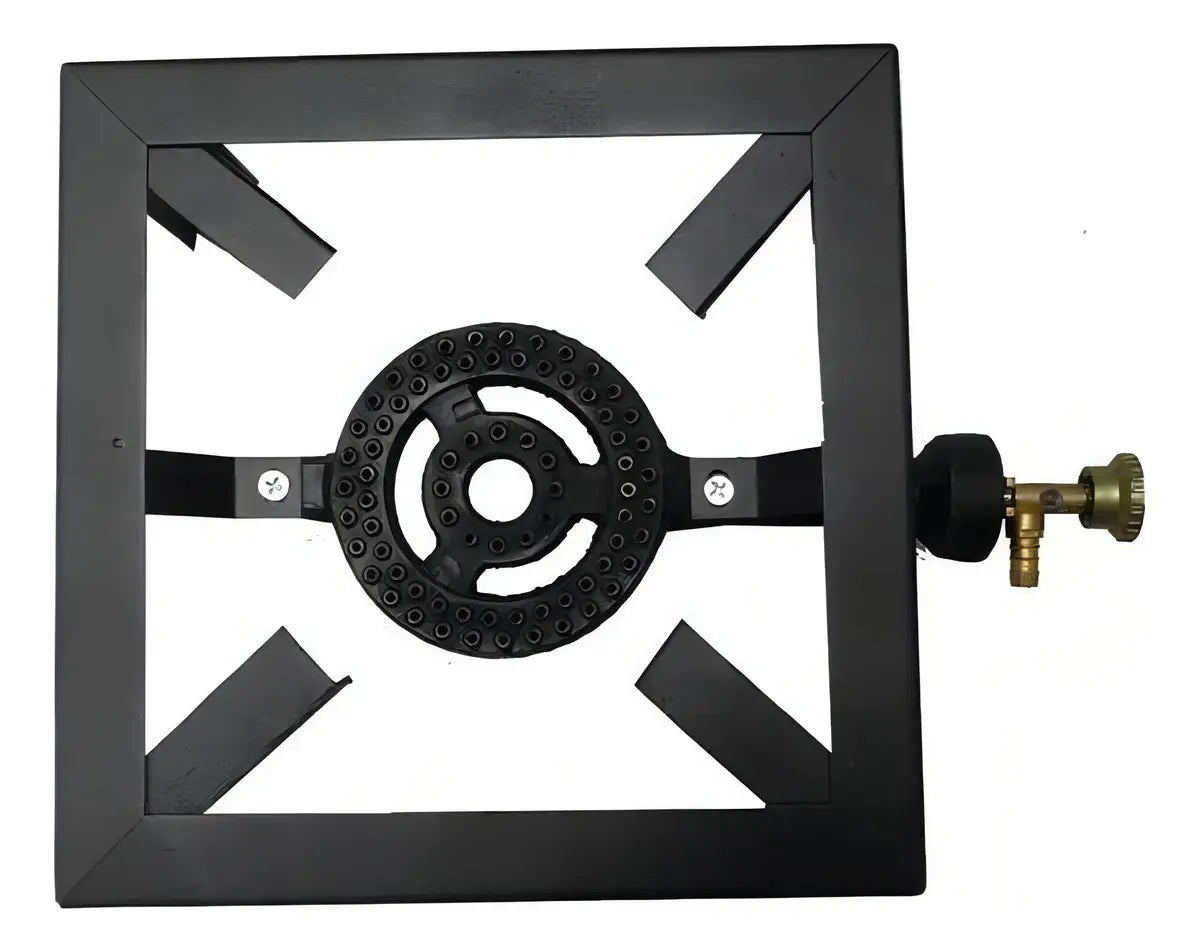 Anafe Quemador A Gas 1 Hornalla Camping Color Negro