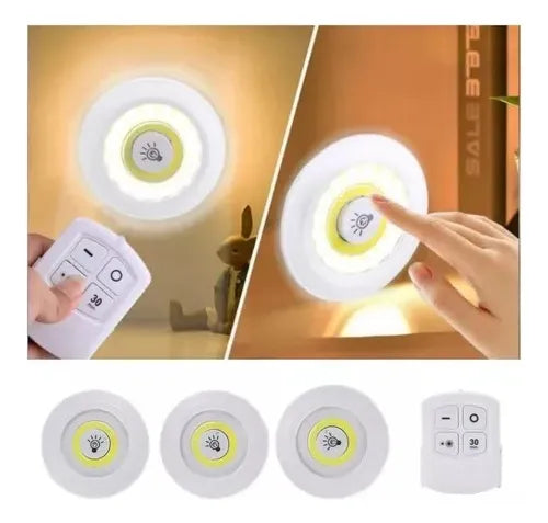 Luces X3 Led Inalámbricas X3 Con Control Remoto