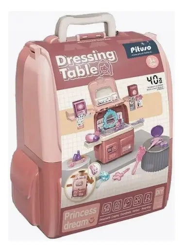 Mochila De Belleza Infantil 40 Piezas Completo En Maletín