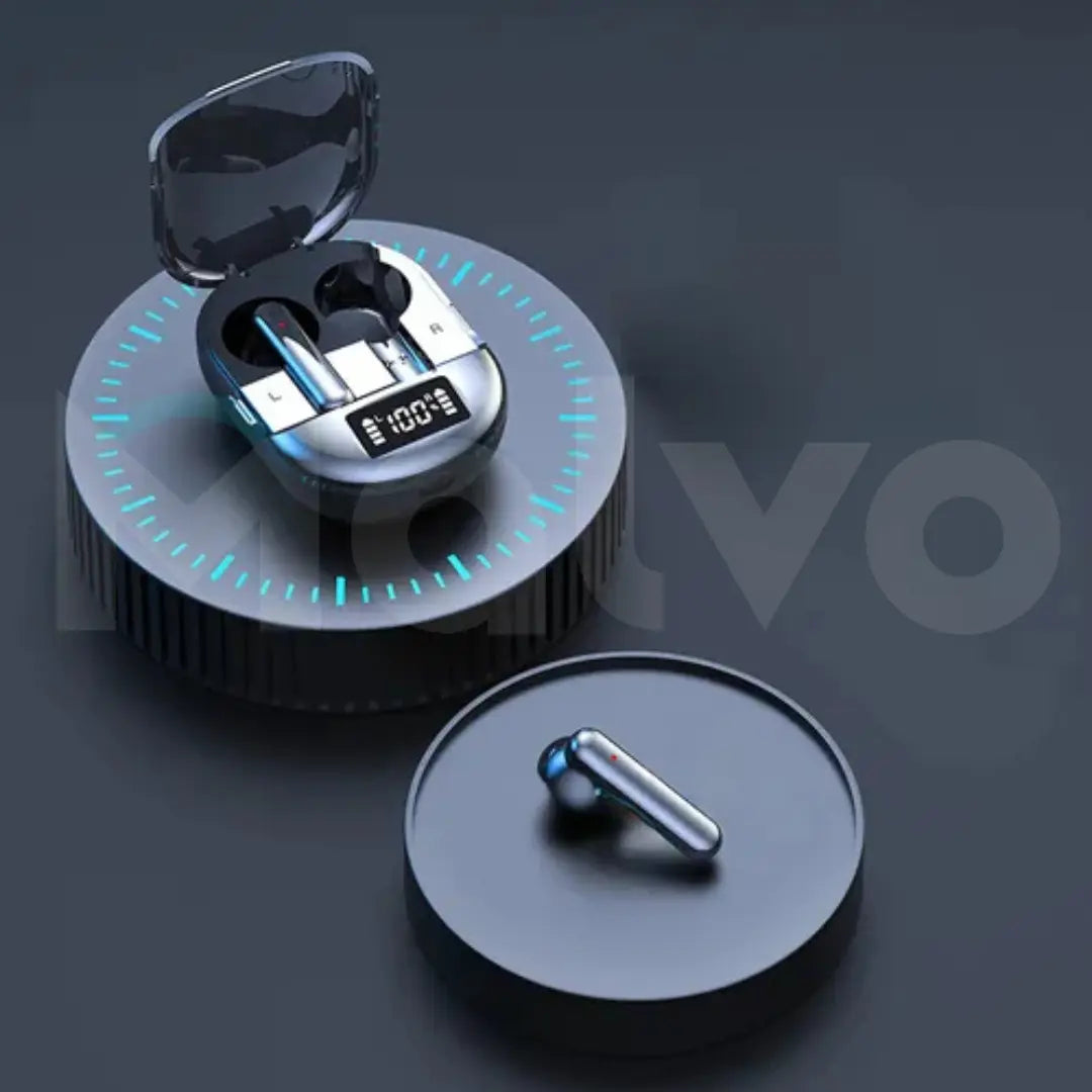 Auricular Bluetooth Con Display Portátil Diseño Moderno