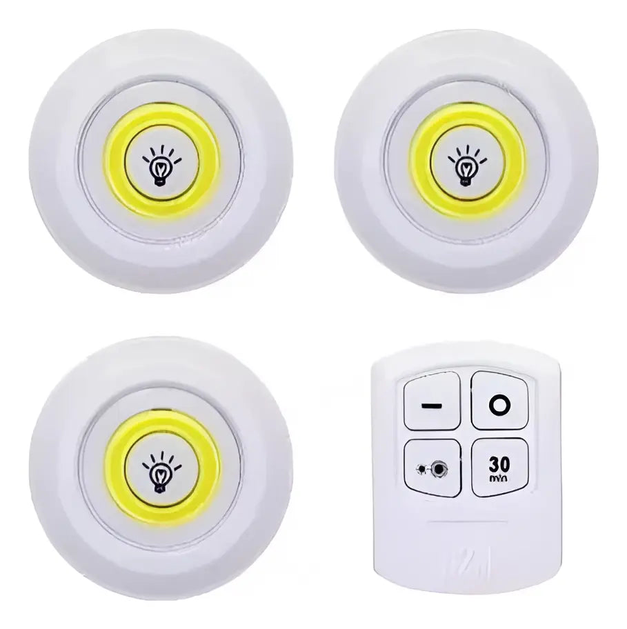 Luces X3 Led Inalámbricas X3 Con Control Remoto