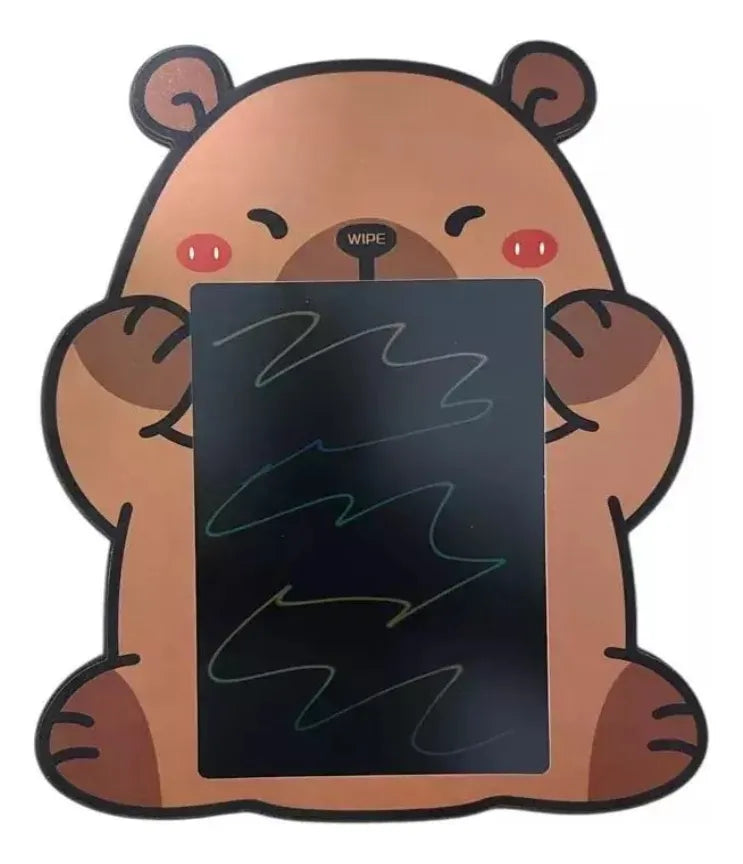 Tablet Pizarra Capibara De Escritura Lcd Dibujar Niños