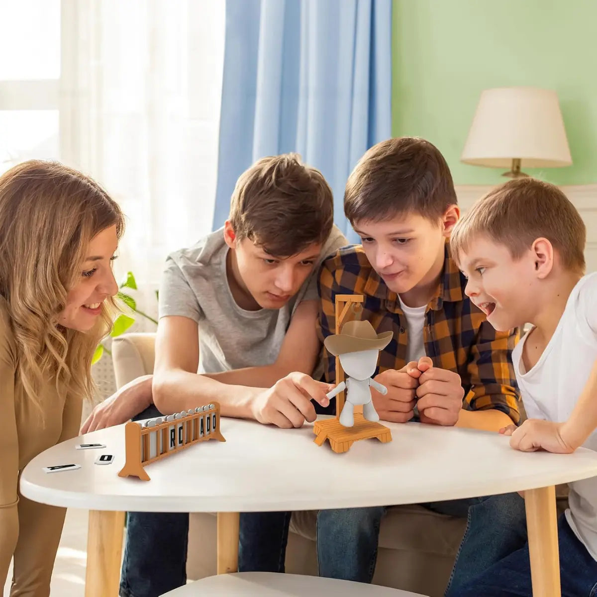 Juego de Mesa El Ahorcado Clásico con Letras y Figura para Niños desde 6 Años
