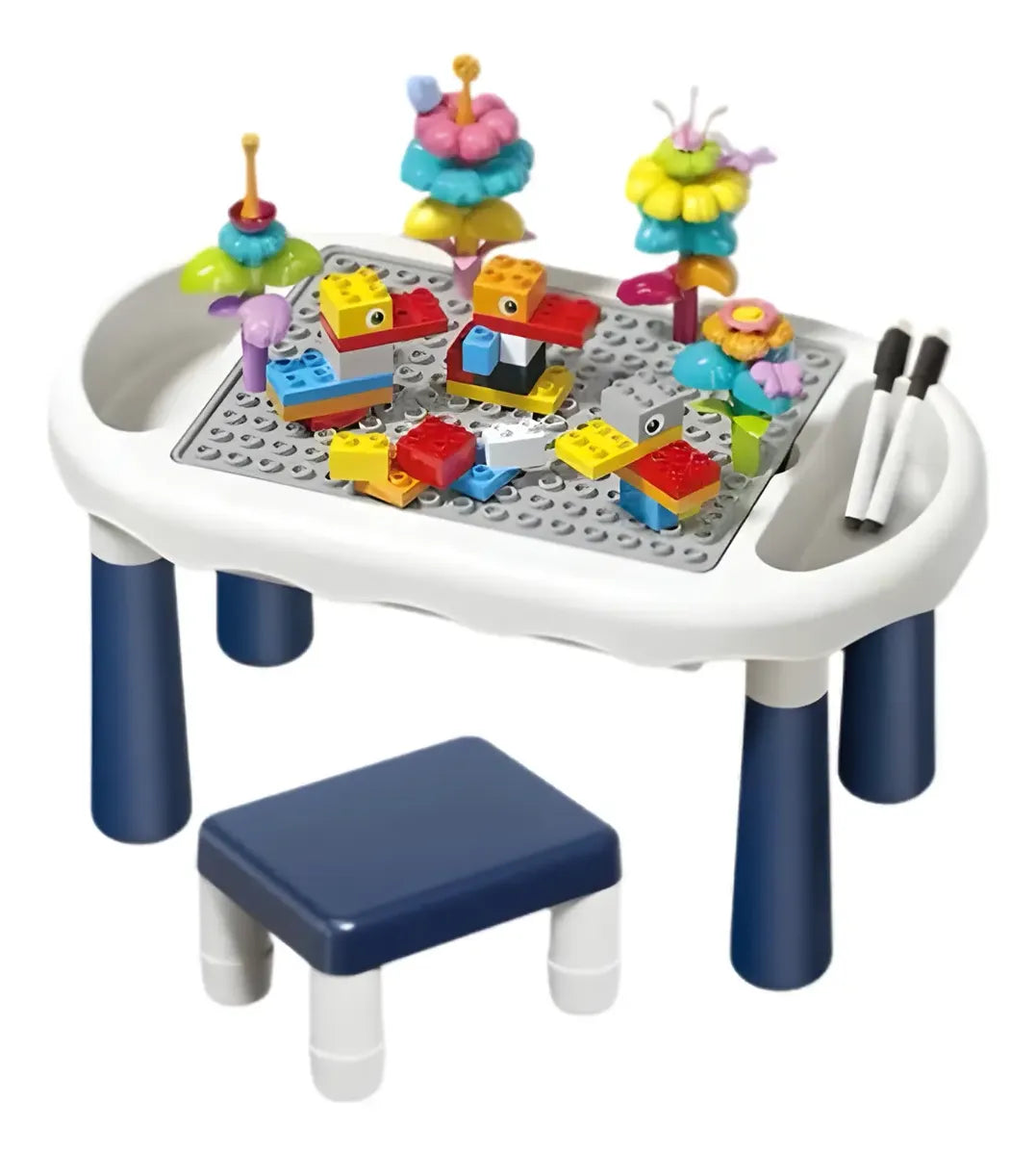 Mesa De Juego Encanstrable Para Bebes Infantil 49pcs