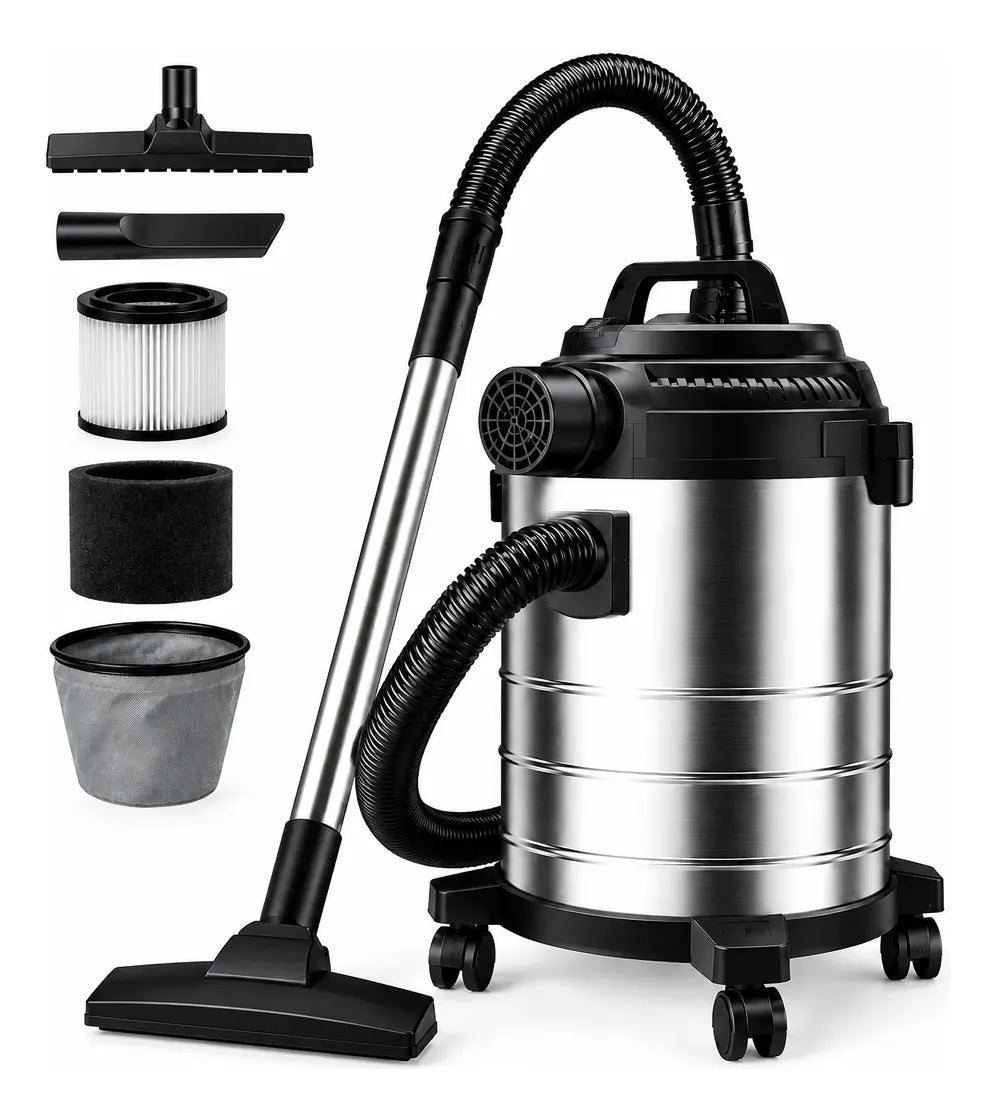 Aspiradora Industrial Inoxidable Con Accesorios 25l 4800w
