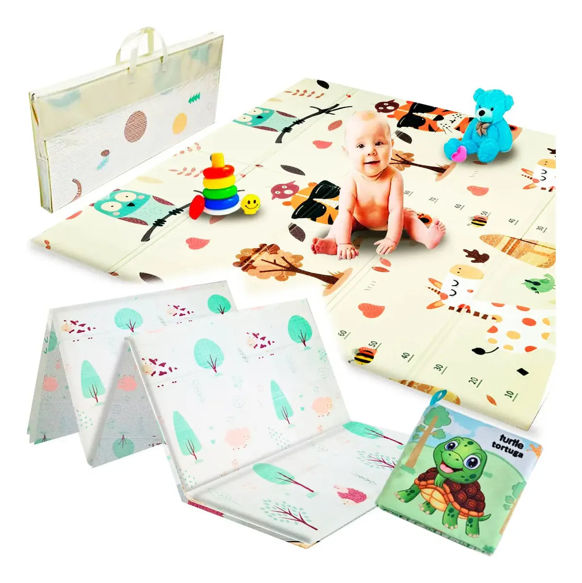 Alfombra Antigolpe 196x150 Tatami Colchoneta Infantil
