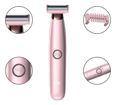 Depiladora Afeitadora Corporal Htc Shaver Hl-287 Rasuradora Color Rosa