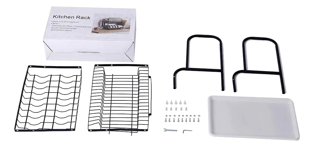 Escurridor Secador Platos Vajilla Cocina 2 Nivel Acero Inox