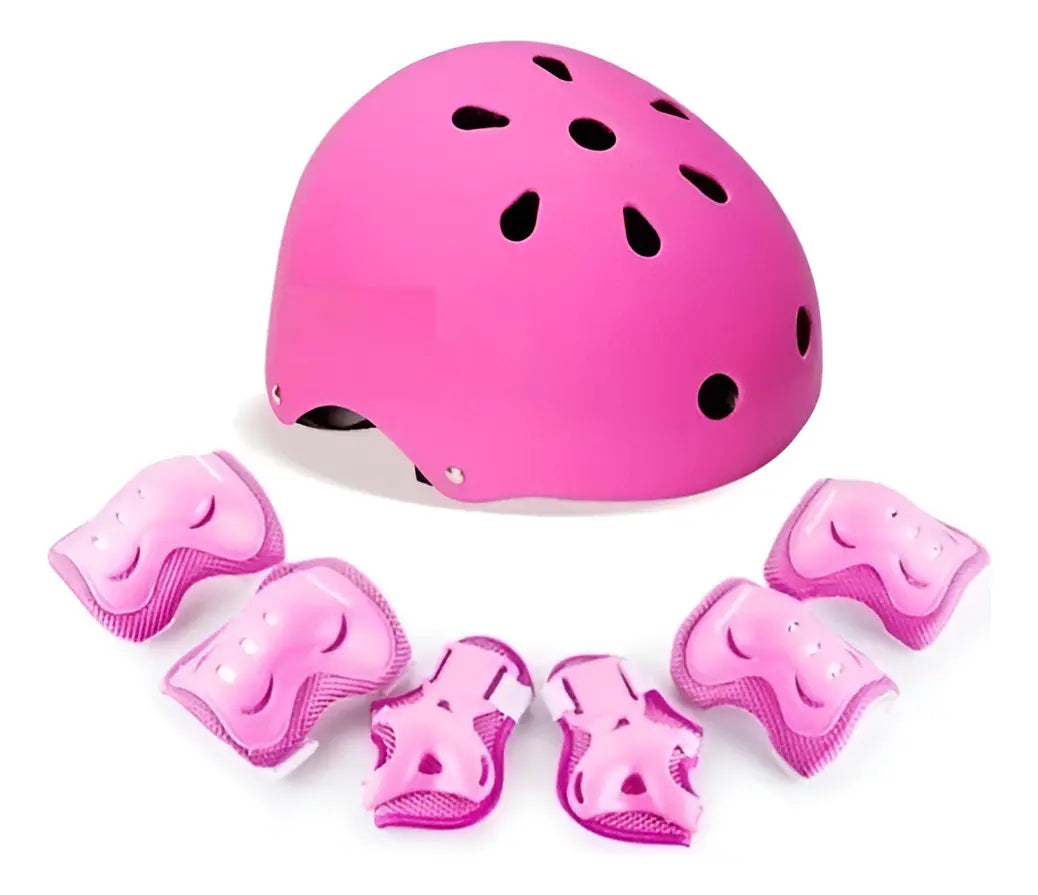 Pack infantil casco + protectores