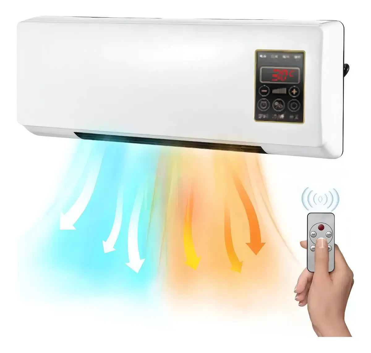 Calefactor Para Pared Eléctrico Y Refrigeración Hogar