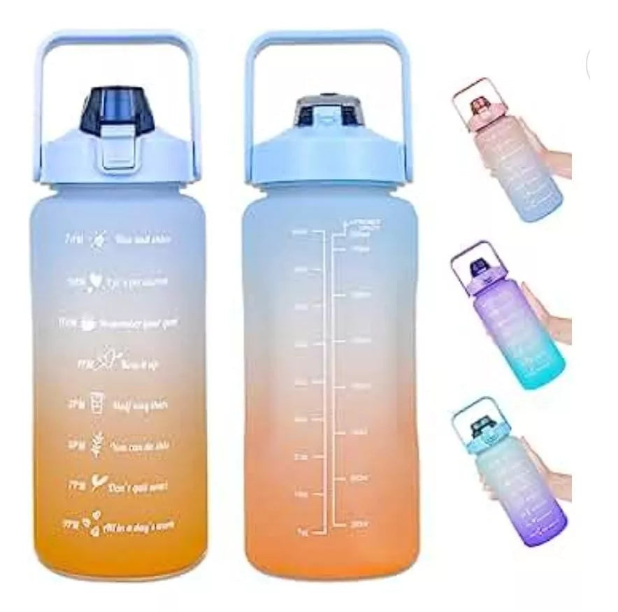 Botella de agua motivacional 3.5L