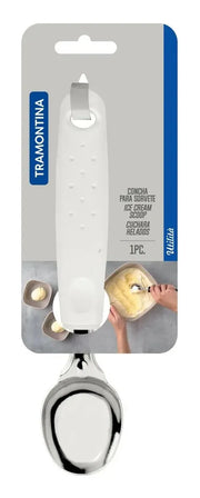 Cuchara para servir helado bola Tramontina Tramontina Inox Vermelho blanco