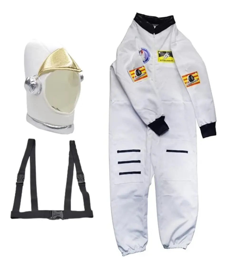 Disfraz Infantil Astronauta Blanco O Celeste Halloween