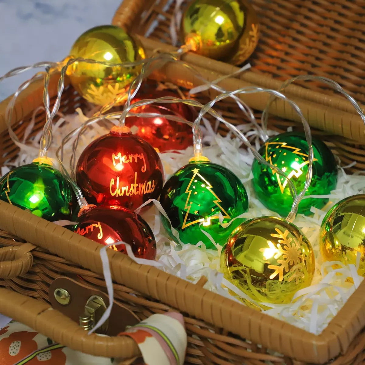 Chirimbolos con luces