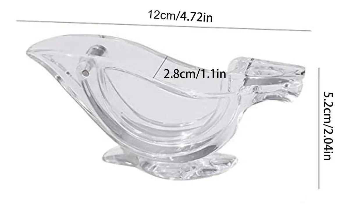 Exprimidor Mango Acrílico Apex Ap35952d Forma Pájaro Apto Lavavajillas