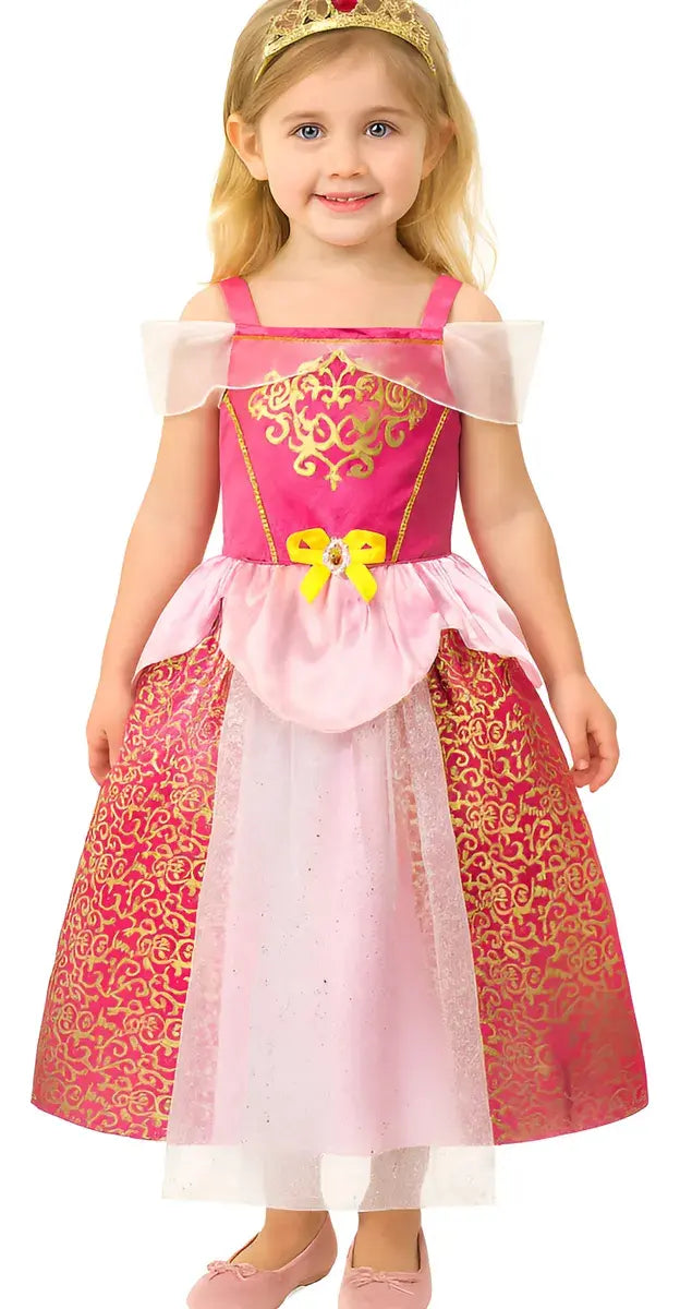 Disfraz Infantil Vestido De Princesa Halloween Fiesta Niños