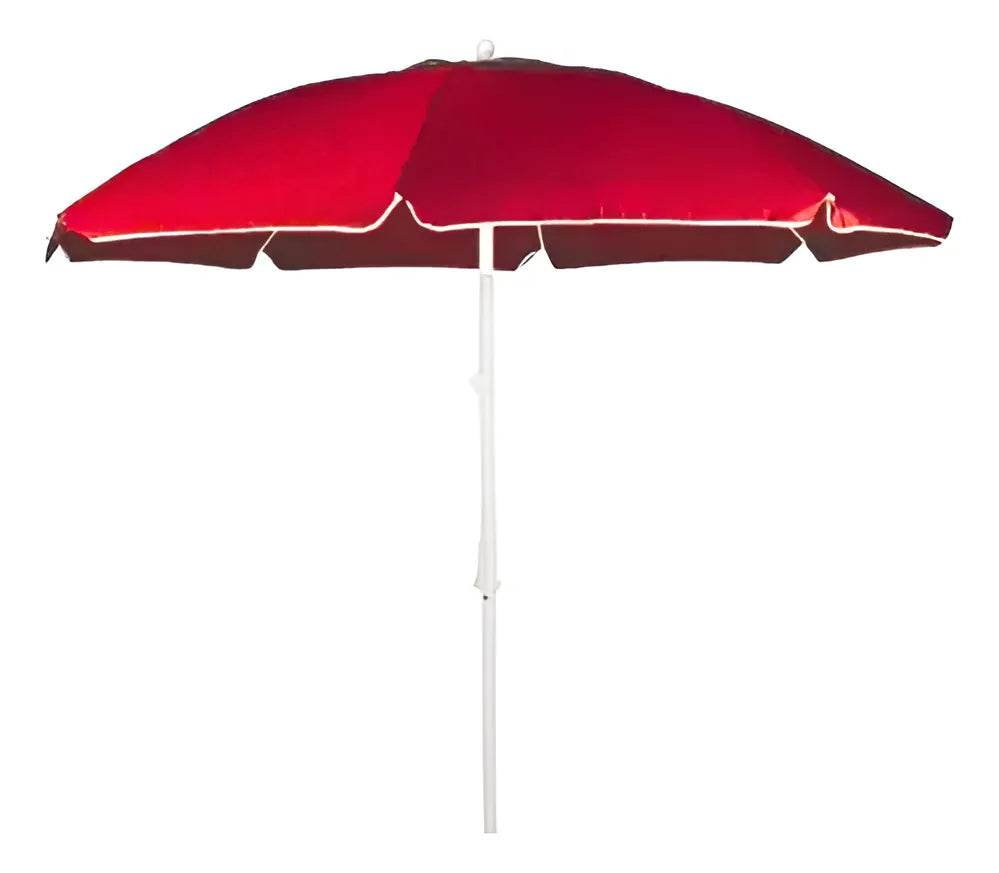 Sombrilla de playa para aire libre 1.6mts reforzada de acero