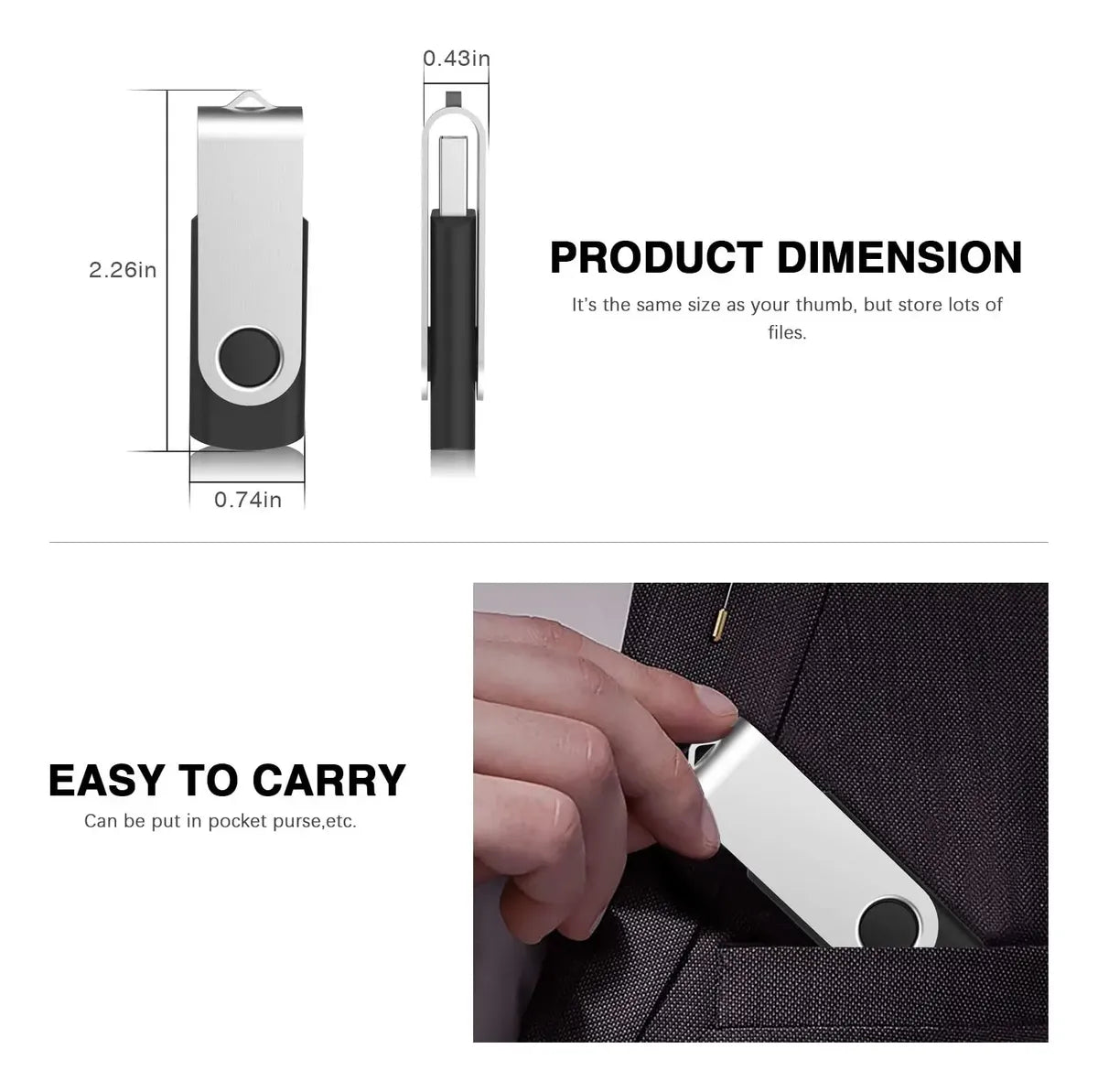 Pendrive Goldtech 32 Gb Unidad De Memoria Usb 2.0/3.0