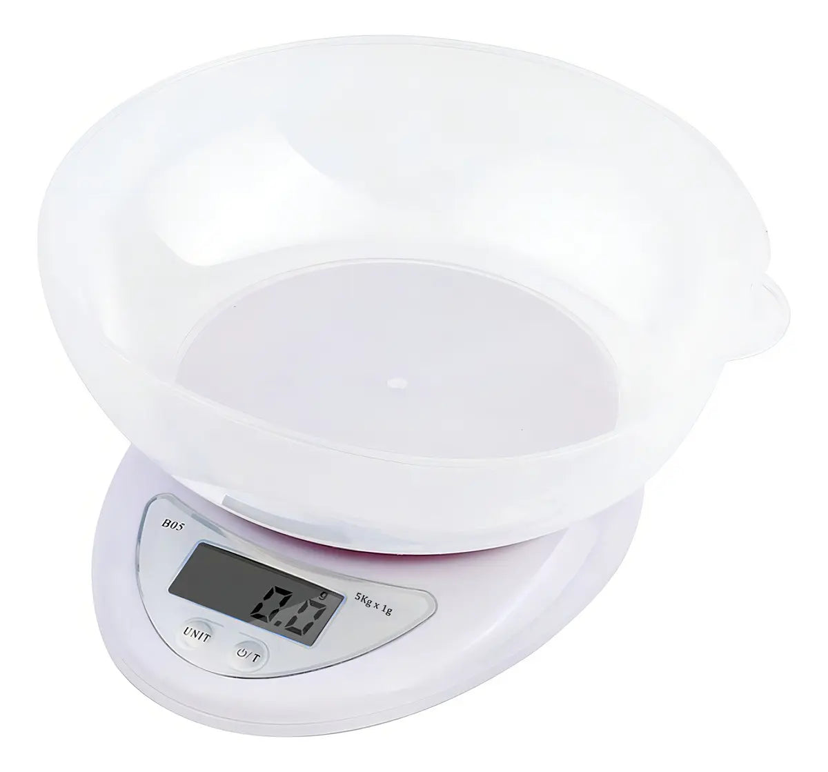 Balanza Digital Cocina Iluminarás Cuk BALANZ11 5kg con Bowl Blanco