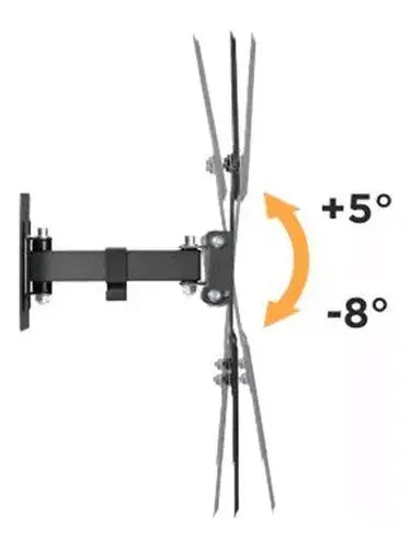 Soporte Brateck Lpa68-443 De Pared Para Tv/monitor De 23-55 Color Negro