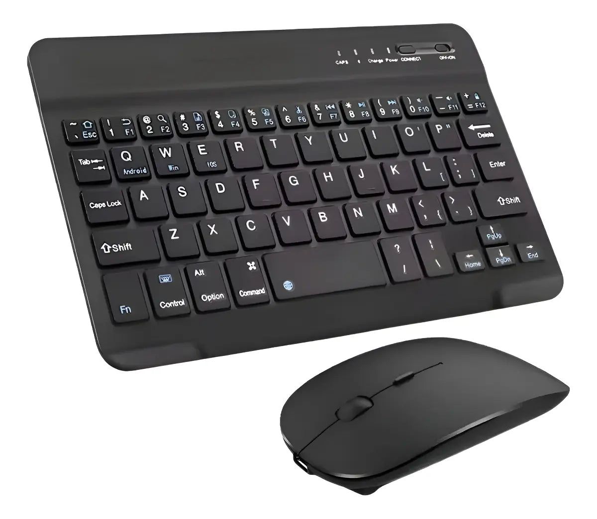 Kit Teclado Inalámbrico Con Mouse Bluetooth Y Carga Usb