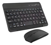 Kit Teclado Inalámbrico Con Mouse Bluetooth Y Carga Usb