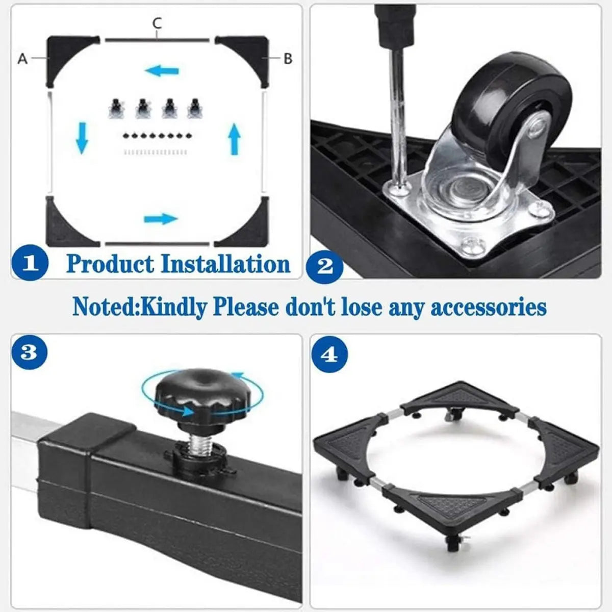 Soporte Base Regulable Grande Electrodomesticos Heladera