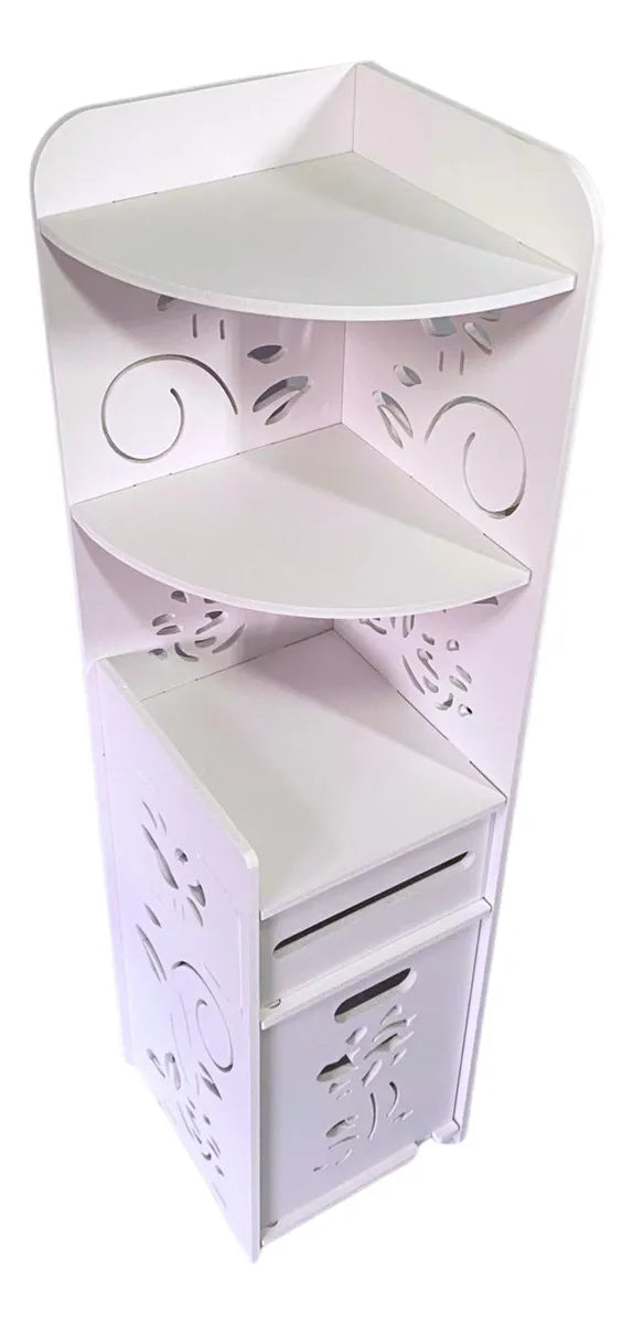 Organizador Esquinero Baño Mueble De Madera