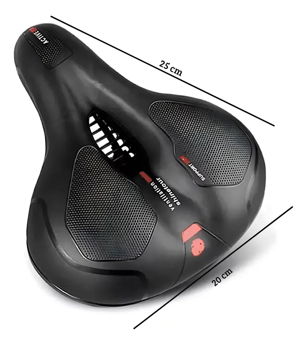 Asiento Sillin Bicicleta Cojín Suave Impermeable Prostático