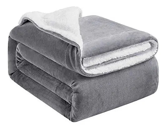 Frazada Manta Polar Con Corderito 1 Plazas 150x200cm