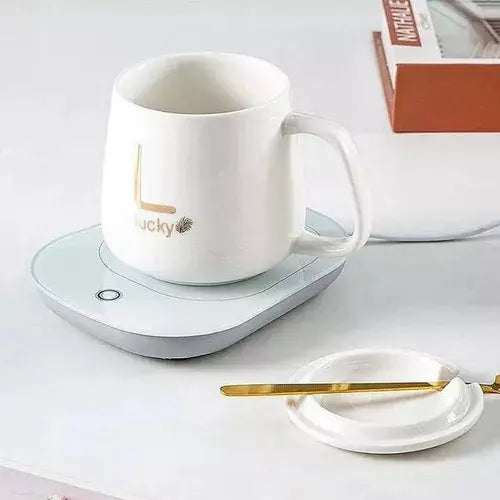Taza Cerámica Con Calentador Inteligente Líquidos Usb
