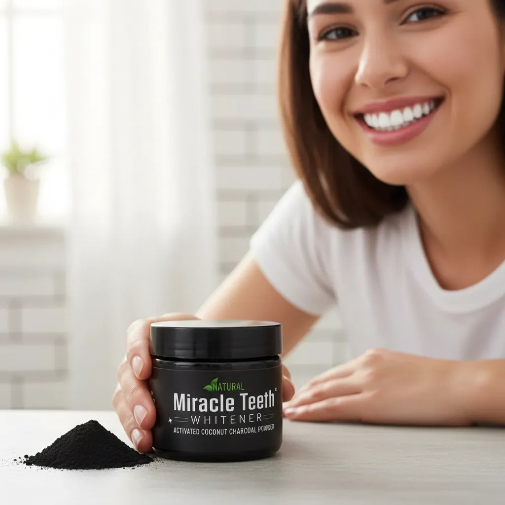 Blanqueador Dental De Carbon Activado Dientes Blancos