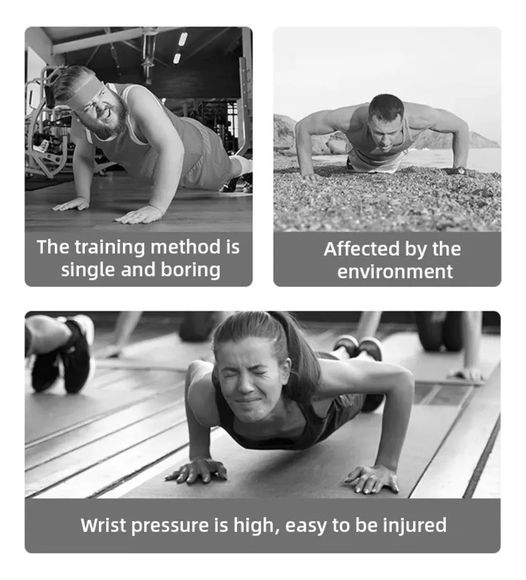 Tabla Flexiones Lagartijas Push Up Press Musculación 9 En 1 Color Azul