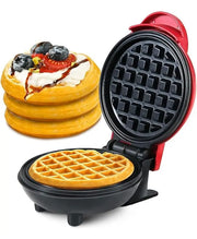 Mini Wafflera Eléctrica Antiadherente Portatil Redonda Verde