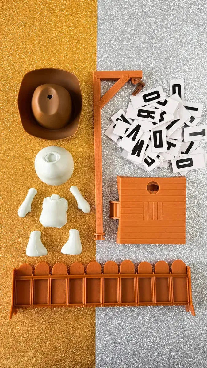 Juego de Mesa El Ahorcado Clásico con Letras y Figura para Niños desde 6 Años