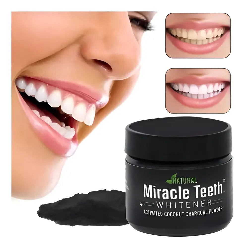 Blanqueador Dental De Carbon Activado Dientes Blancos