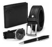 Set Dia Del Padre Reloj Billetera Cinturón Lapicera