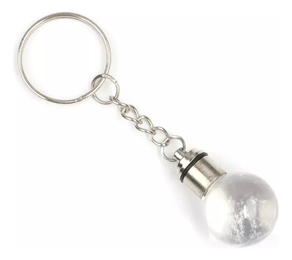 Llaveros De Bolas De Cristal Con Luces