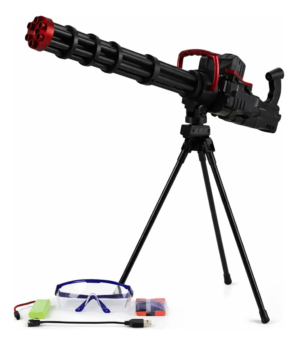 Ametralladora Automática Hidrogel + Tripode Recargable