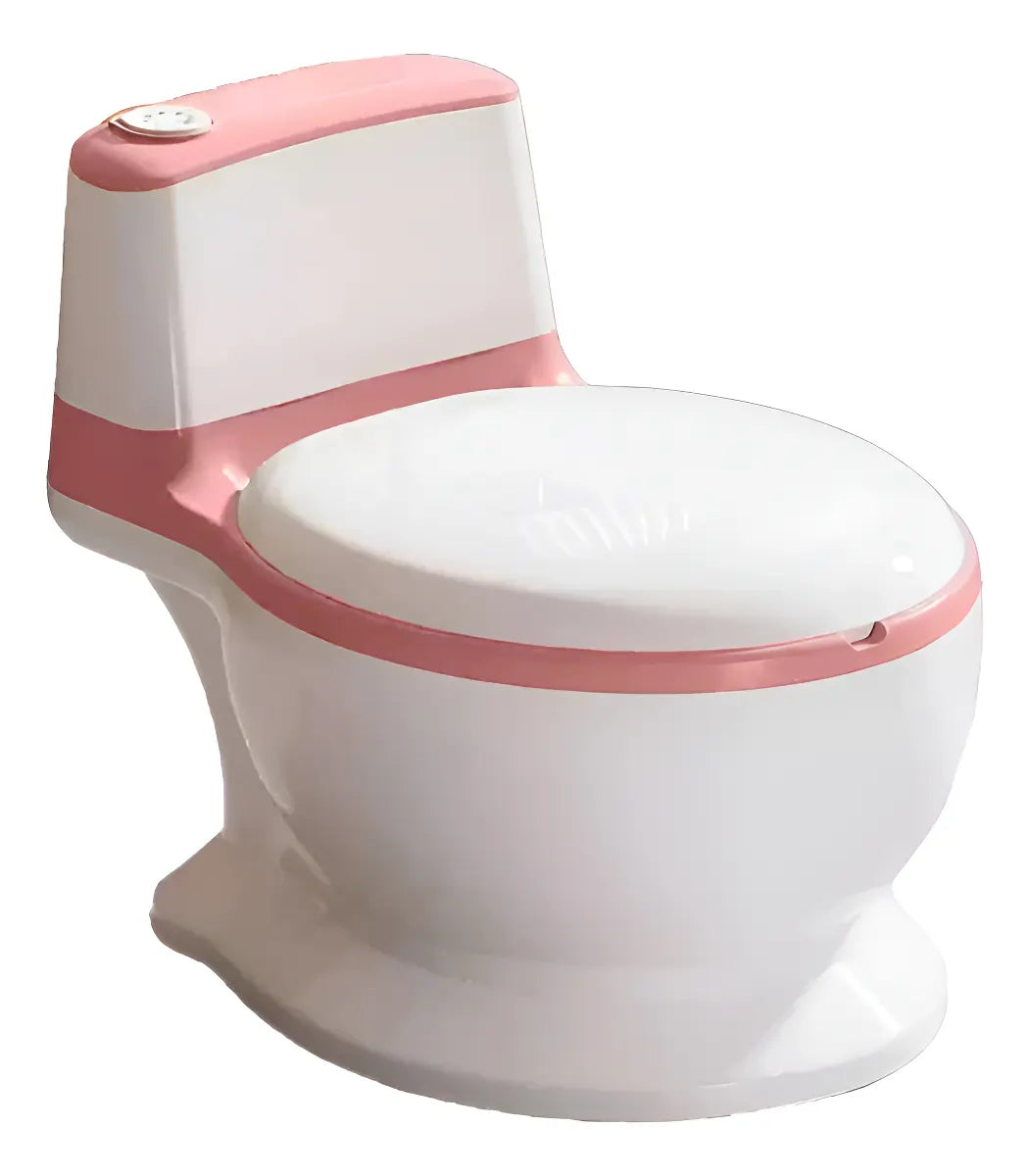 Pelela para Niños con Asiento Acolchado y Depósito Extraíble Rosa