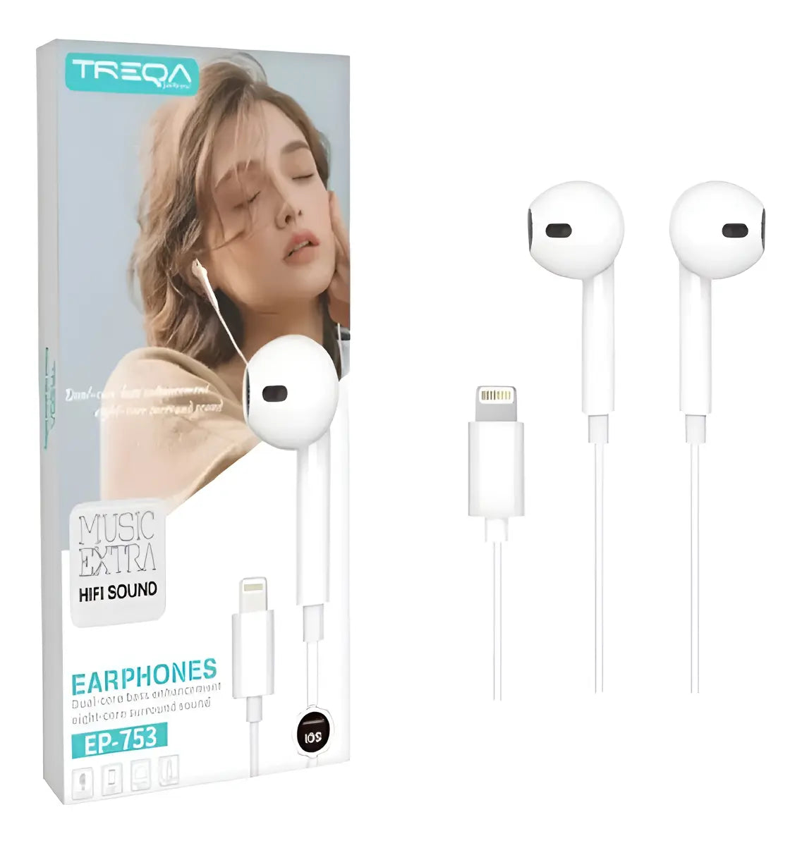 Auriculares Manos Libres Alta Calidad Ep-753 P