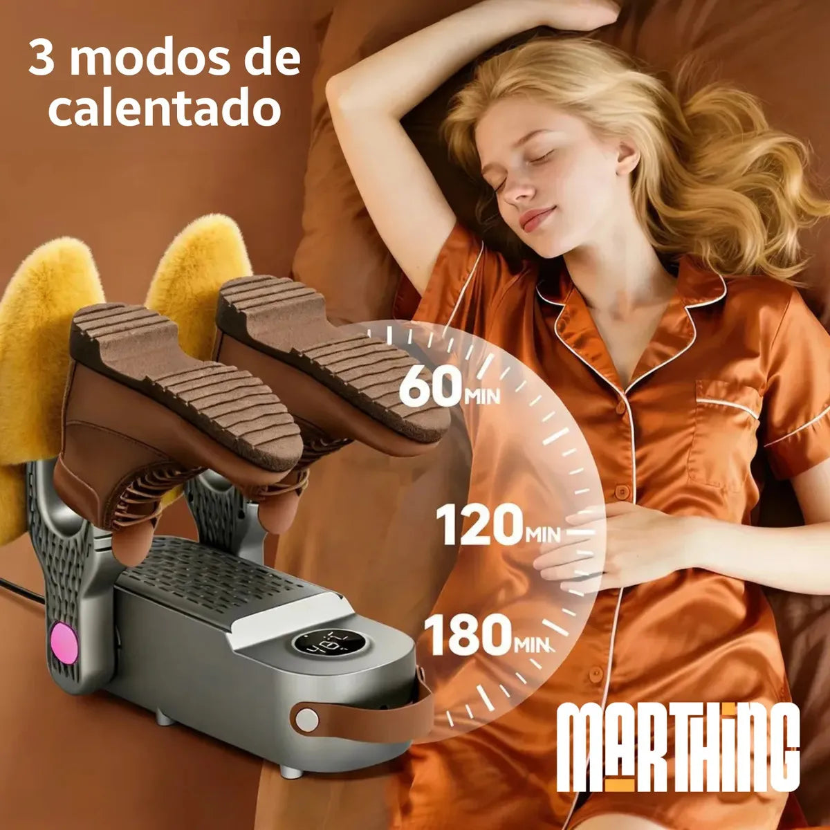Secador De Zapatos Electrico Marthing Secadora De Tenis Y Guantes Plegable Portati