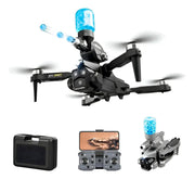 Drone 360 Control Cámara Lanzador Balas Hidrogel De Combate