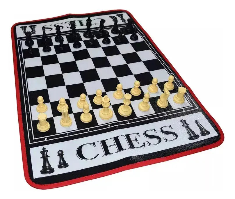 Ajedrez Gigante Valija Plastico Medidas 92x65x0.3cm