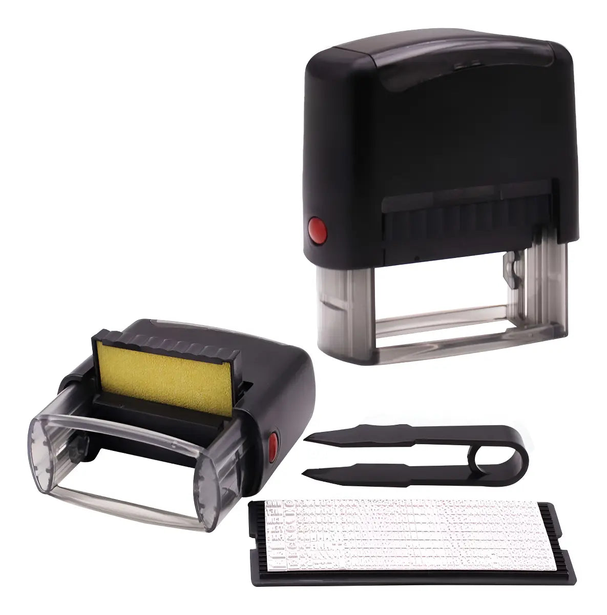 Sello Automático JTA Kit Editable Forma Rectangular para Ropa y Artículos