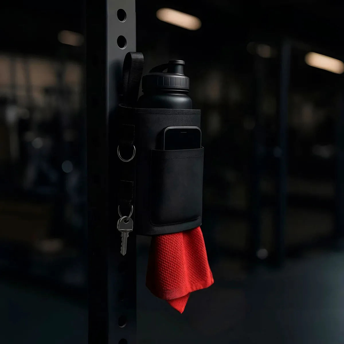 Bolso De Gimnasio Soporte Magnético P/ Botella Morral Correa