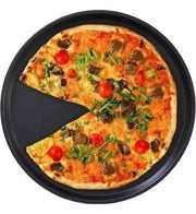 Bandeja De Pizza Redonda De Acero Antiadherente De 36 Cm
