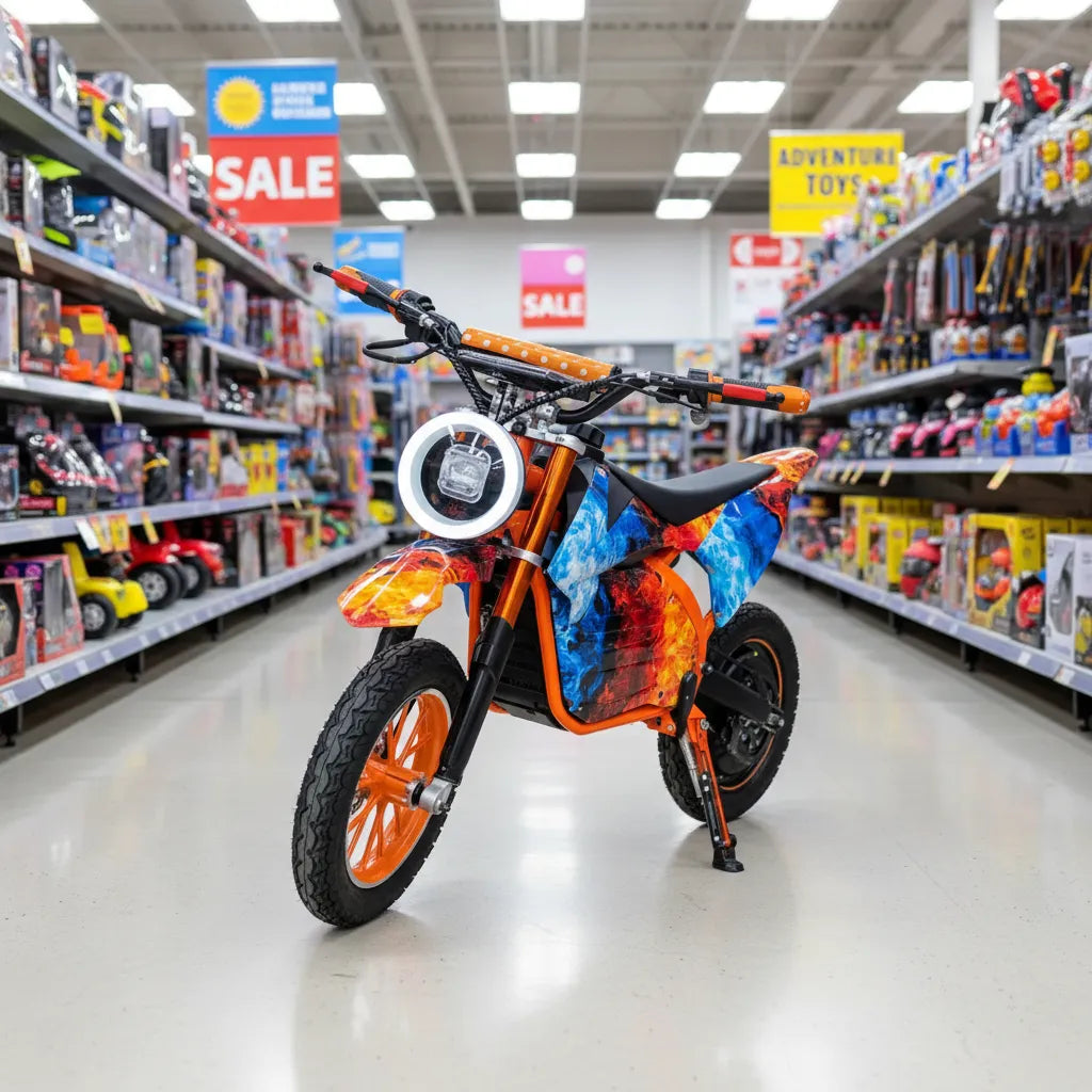 Moto Motocross A Batería Infantil Para Niños